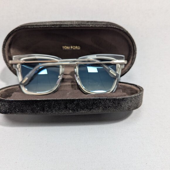 Tom Ford Lara02 Sunglasses Grey Frame Mirrored Lenses TF573 55X 52 22 140 *2 main image 7